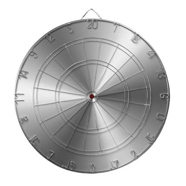 Jeu De Fléchettes Argent métallique (Devant)