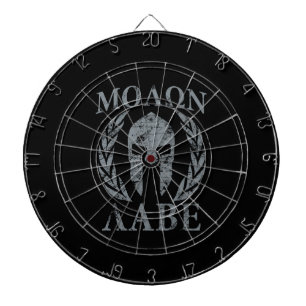 Jeu De Fléchettes Armure spartiate grunge de Molon Labe