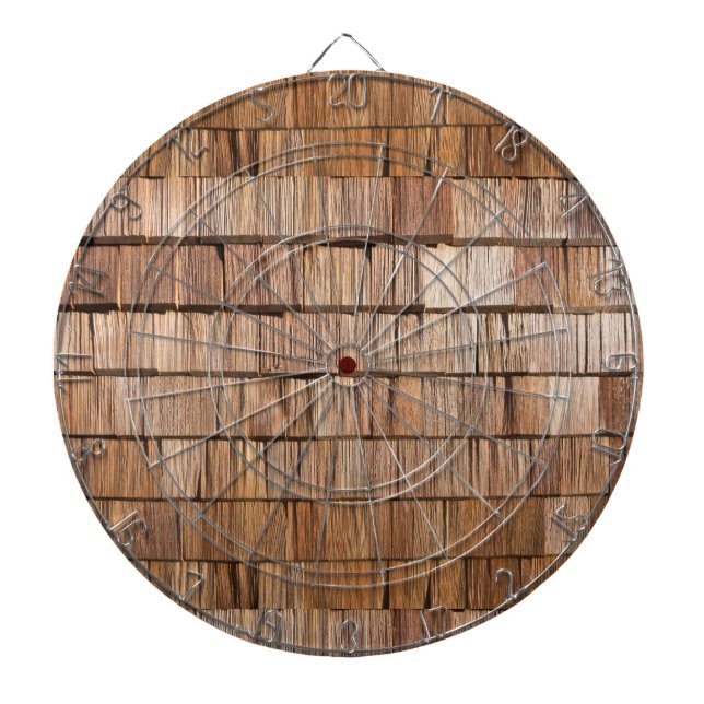 Jeu De Fléchettes Bardeau de bois (Devant)