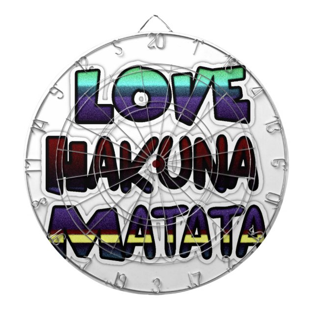 Jeu De Fléchettes Beau Hakuna Matata Art Print (Devant)