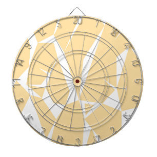 Jeu De Fléchettes Blanc d'or d'éléments de conception