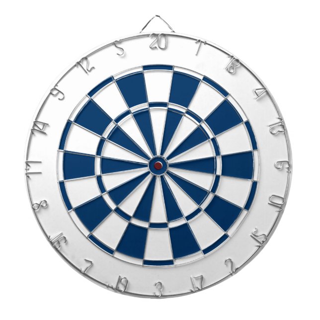 Jeu De Fléchettes bleu marine et blanc (Devant)