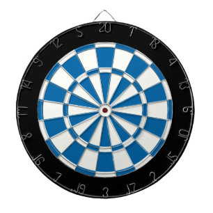 Jeu De Fléchettes Bleu Noir Et Blanc