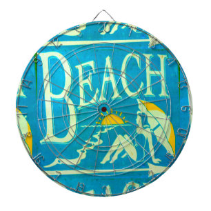 Jeu De Fléchettes boart bleu de dard de plage