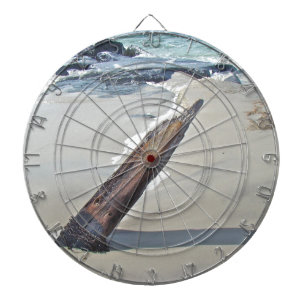 Jeu De Fléchettes Bois de Driftwood non enchaîné