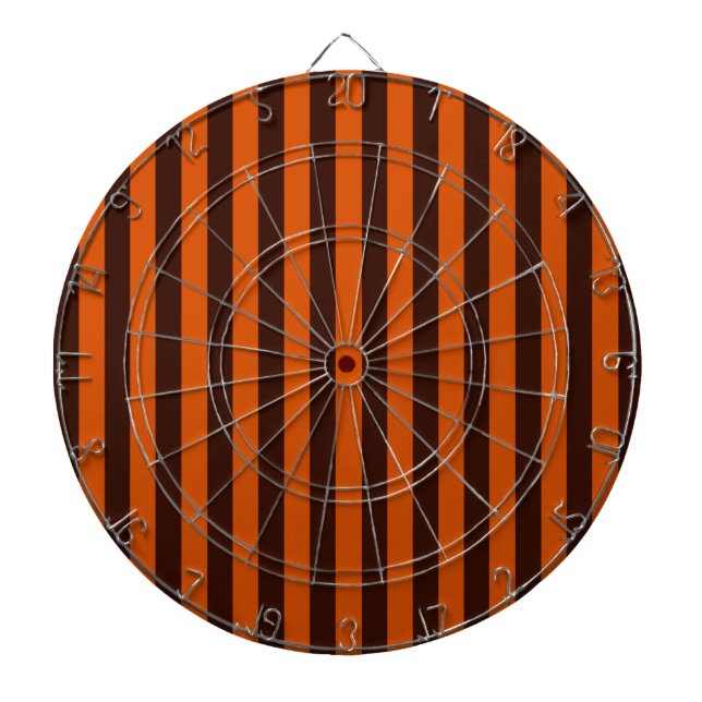 Jeu De Fléchettes Brûlé Orange bandes verticales (Devant)