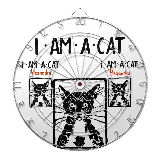 Jeu De Fléchettes Cadeaux de chats noirs (Devant)