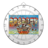 Carte postale vintage du New Jersey NJ de plage de