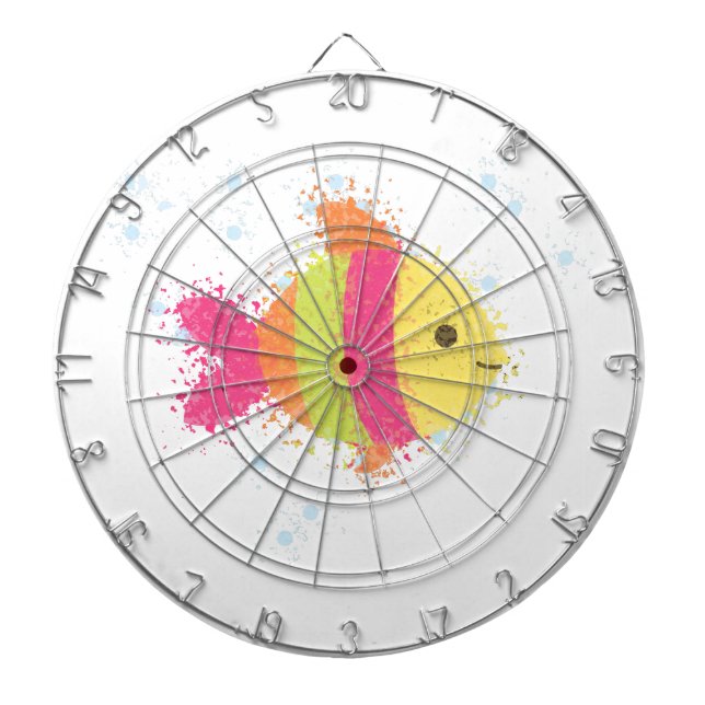 Jeu De Fléchettes Carton de poisson mignon (Devant)