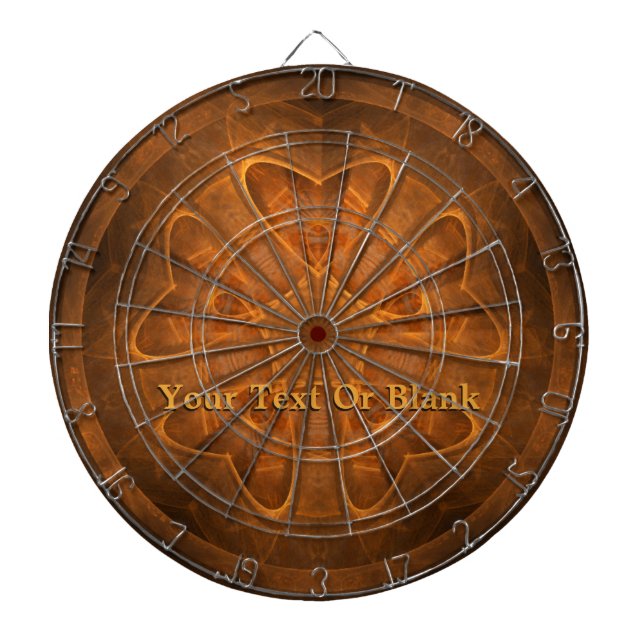 Jeu De Fléchettes Carving en bois fractal (Devant)