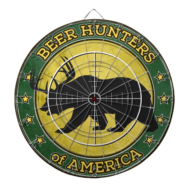 Jeu De Fléchettes Chasseurs de bière de l'Amérique (ours d'amusement (Devant)