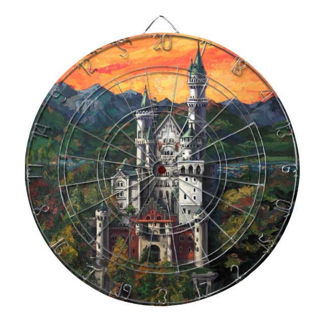 Jeu De Fléchettes Château Schloss Neuschwanstein (Devant)