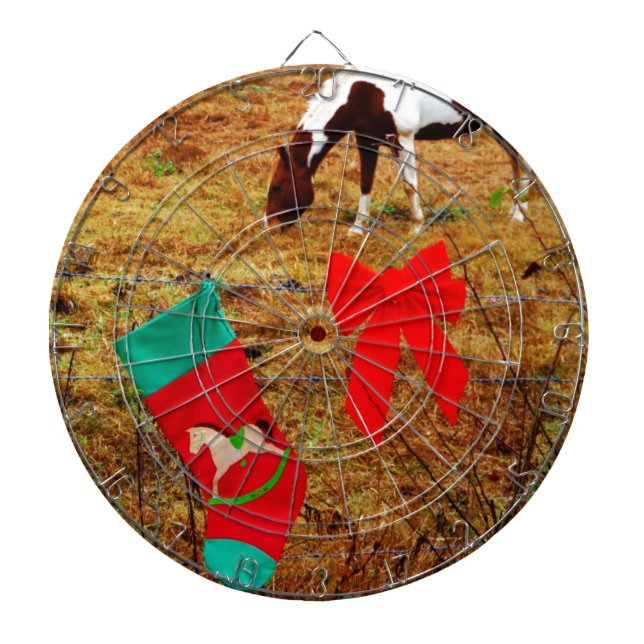 Jeu De Fléchettes Cheval de Noël (Devant)