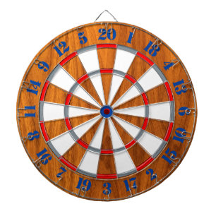 Jeu De Fléchettes Classic Teak Veneer Imprimer Jeu Nautique des fléc