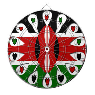 Jeu De Fléchettes Coeurs du Kenya