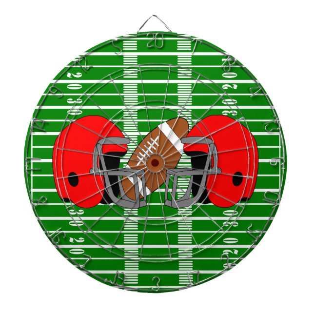 Jeu De Fléchettes Conception de football américain (Devant)