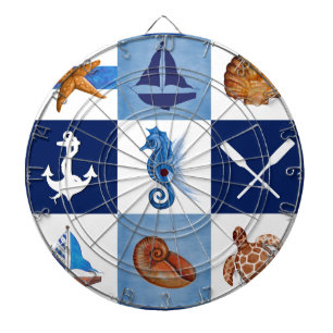 Jeu De Fléchettes Conception océanique marine