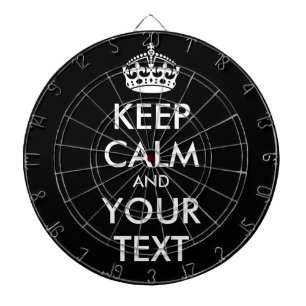 Jeu De Fléchettes CONSERVEZ CALME et VOTRE TEXTE - Modifier l'arrièr