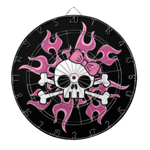 Jeu De Fléchettes Crâne flamboyant Girlie