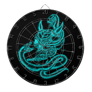 Jeu De Fléchettes Crâne - Tête diabolique avec serpent