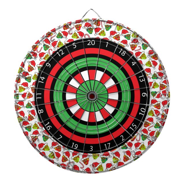 Jeu De Fléchettes Crânes de sucre de Noël (Devant)
