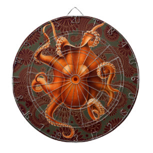 Jeu De Fléchettes Créature du monstre de la mer d'Octopus Cephalapod
