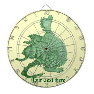 Jeu De Fléchettes créature imaginaire mythique dragon vert mignon