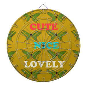 Jeu De Fléchettes Créez Votre Propre Cute Nice Beau Papillon Vintage