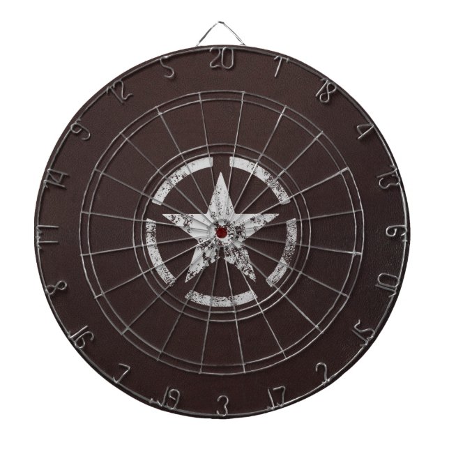 Jeu De Fléchettes Cru blanc allié d'étoile des USA (Devant)