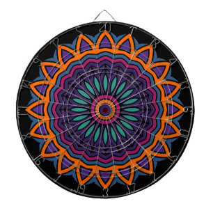 Jeu De Fléchettes DART Mandala - Fleur