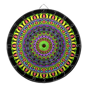 Jeu De Fléchettes DART Mandala - néon 1