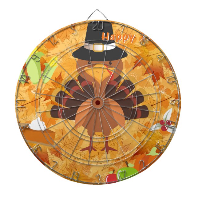 Jeu De Fléchettes dinde bon thanksgiving (Devant)