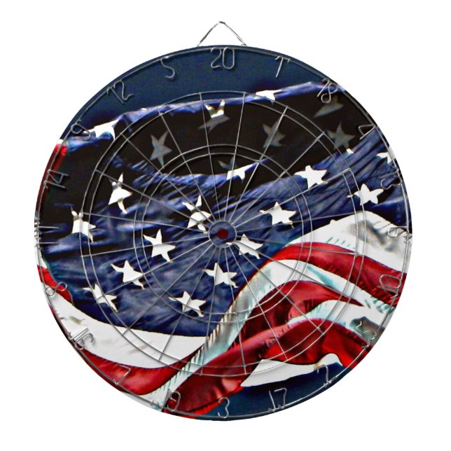 Jeu De Fléchettes Drapeau américain (Devant)