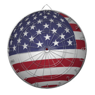 JEU DE FLÉCHETTES DRAPEAU AMÉRICAIN