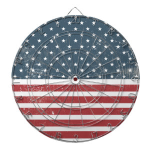 Jeu De Fléchettes drapeau américain en détresse