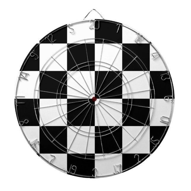 Jeu De Fléchettes Drapeau Checkered quadrillé d'emballage (Devant)
