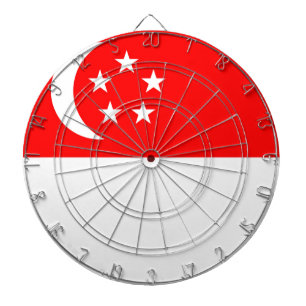 Jeu De Fléchettes Drapeau de Singapour