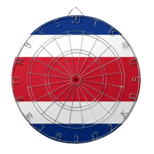 Jeu De Fléchettes Drapeau du Costa Rica