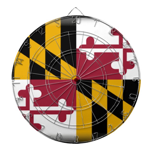 Jeu De Fléchettes Drapeau du Maryland (Devant)