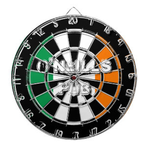 Jeu De Fléchettes Drapeau irlandais design pour pub ou grotte homme