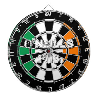 Jeu De Fléchettes Drapeau irlandais design pour pub ou grotte homme