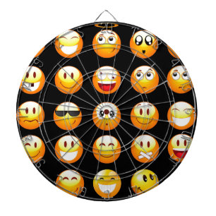 Jeu De Fléchettes emojis noir