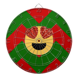 Jeu De Fléchettes émoticône de coeur de noël