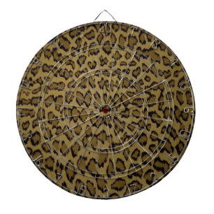 JEU DE FLÉCHETTES EMPREINTE DE LÉOPARD ANIMAL