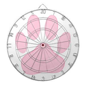 Jeu De Fléchettes Empreinte rose