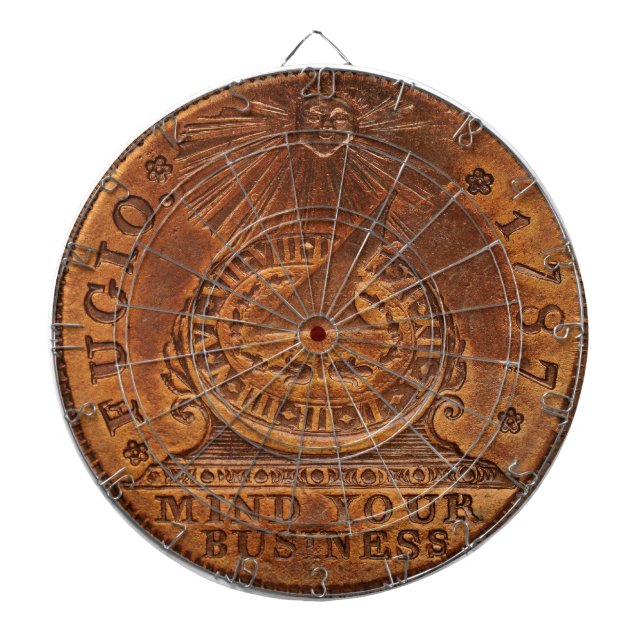 Jeu De Fléchettes Esprit de cent de Fugio votre penny d'en cuivre (Devant)