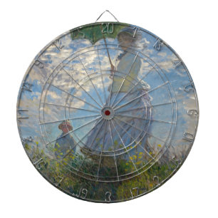 Jeu De Fléchettes Femme de Claude Monet avec un parasol 1875