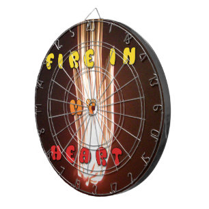 Jeu De Fléchettes Fire in My Heart Art Print