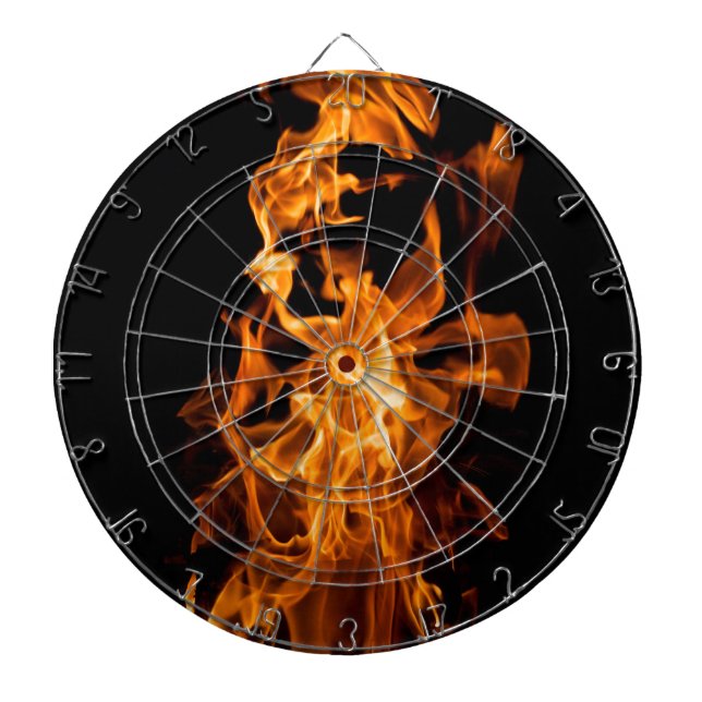 Jeu De Fléchettes Flamme orange (Devant)