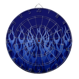 Jeu De Fléchettes Flammes de course cool Blue Automotive
